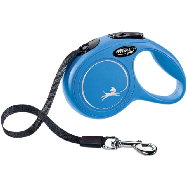 Lesa Flexi Classic, Banda, XS: 3 m/12 kg, Albastru, 11822 [2]