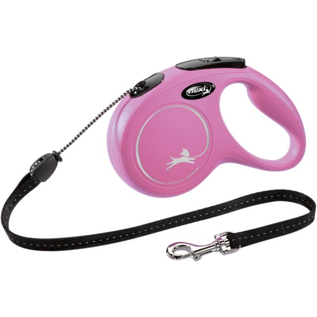 Lesa Flexi Classic, Snur, M: 5 m/20 kg, Roz, 11796 [2]