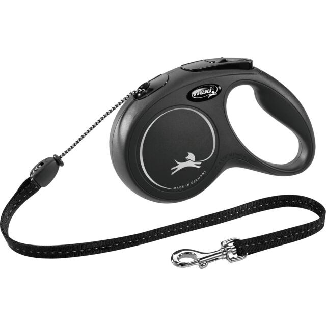 Lesa Flexi Classic, Snur, M: 8 m/20 kg, Negru, 11811 [2]