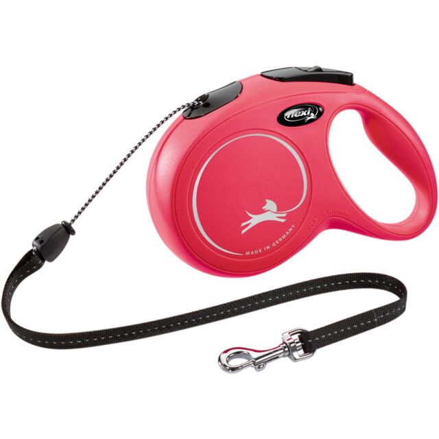Lesa Flexi Classic, Snur, M: 8 m/20 kg, Rosu, 11813 [2]