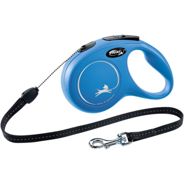 Lesa Flexi Classic, Snur, S: 8 m/12 kg, Albastru, 11802 [2]