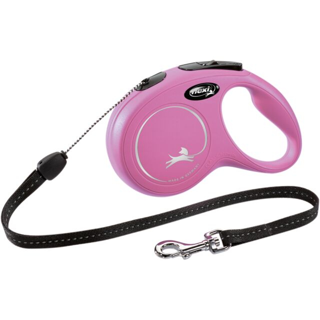Lesa Flexi Classic, Snur, S: 8 m/12 kg, Roz, 11806 [2]