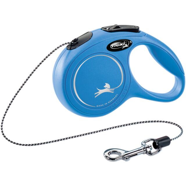Lesa Flexi Classic, Snur, XS: 3 m/8 kg, Albastru, 11772 [2]