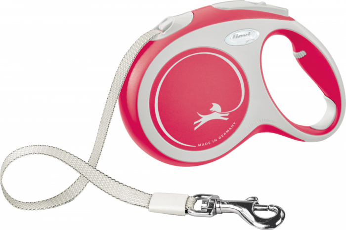 Lesa Flexi Comfort, Banda, L: 5 m/60 kg, Rosu, 213603 [1]