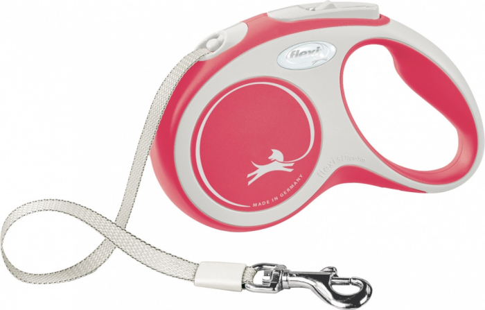 Lesa Flexi Comfort, Banda, S: 5 m/15 kg, Rosu, 213403 [2]