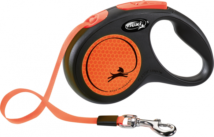 Lesa Flexi Neon, Banda, M: 5 m/25 kg, Portocaliu Neon, 209327 [2]
