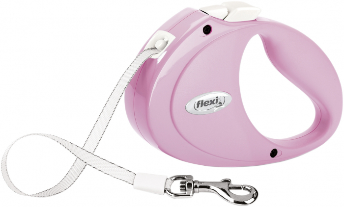 Lesa Flexi Puppy, Banda, XS: 2 m/12 kg, Roz, 12306 [1]