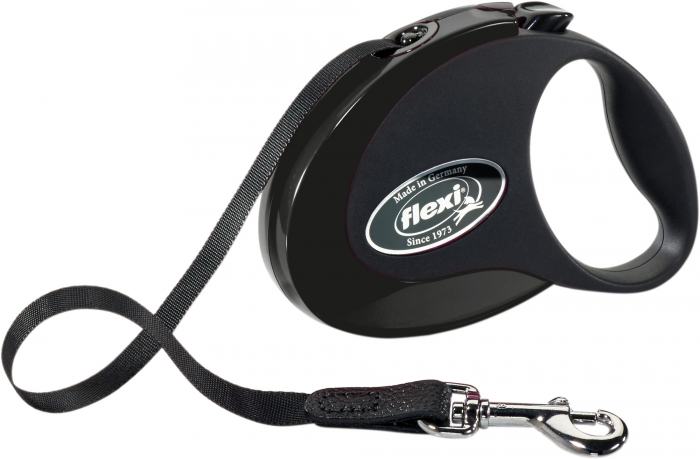 Lesa Flexi Style, Banda, S: 3 m/12 kg, Negru, 12380 [1]