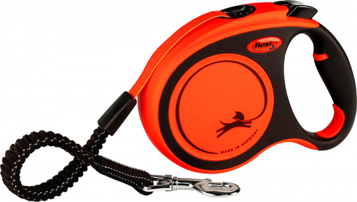 Lesa Flexi Xtreme, Banda, L: 8 m/55 kg, Negru/Portocaliu, 21447 [2]