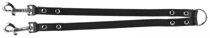 Lesa Piele Dubla S-M, 30 cm/13 mm Negru 1982 [2]