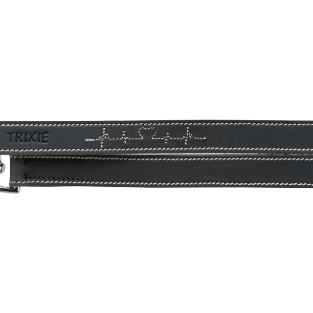 Lesa Piele Rustic Heartbeat Reglabil, M-L: 2 m/20 mm, Negru, 18982 [3]