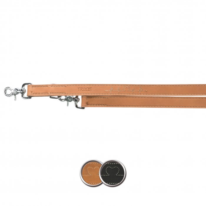 Lesa Piele Rustic Heartbeat, M-L: 2 m/20 mm, Maro, 19012 [5]