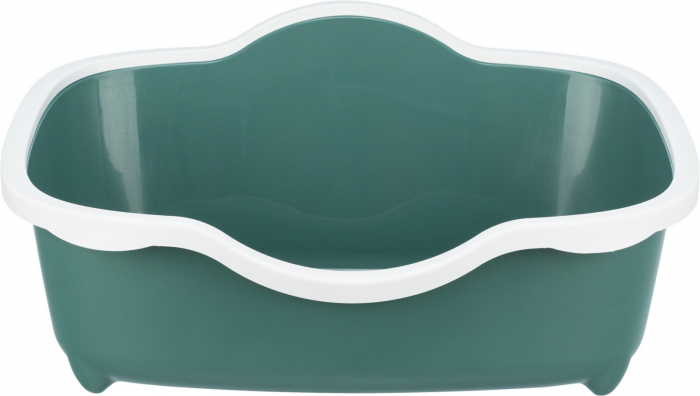 Litiera Berto Davio, Cu Rama, Inalta, 56 x 26 x 39 cm, Verde/Alb, 40560 [5]