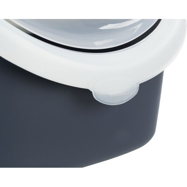 Litiera Vico Open Top, Cu Capac Si Lopatica, 40x40x56 cm, Albastru/Alb, 40341 [4]