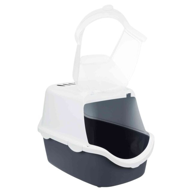 Litiera Vico Open Top, Cu Capac Si Lopatica, 40x40x56 cm, Albastru/Alb, 40341 [2]