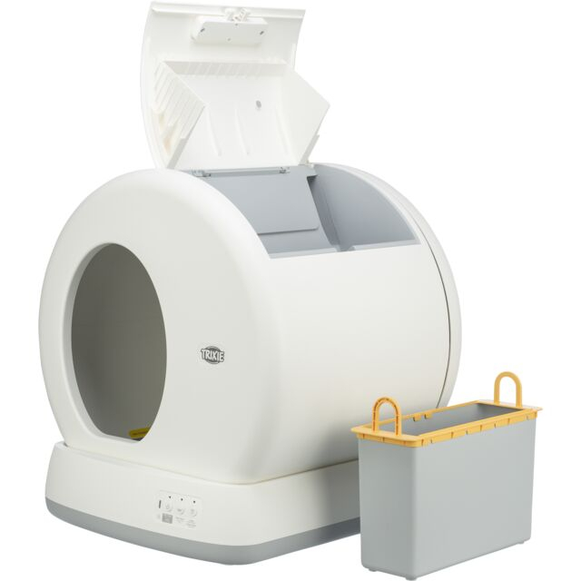 Litiera Cu Autocuratare Pentru Pisici 53 x 55.5 x 52 cm Alb 40040 [7]