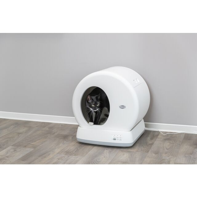 Litiera Cu Autocuratare Pentru Pisici 53 x 55.5 x 52 cm Alb 40040 [10]
