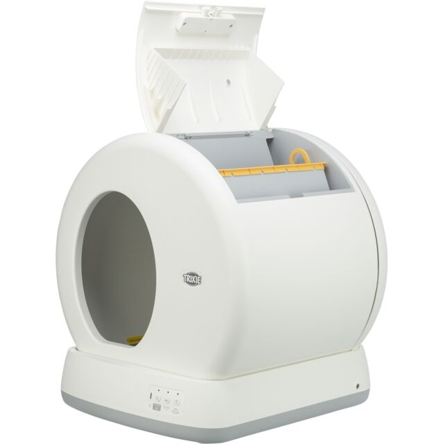 Litiera Cu Autocuratare Pentru Pisici 53 x 55.5 x 52 cm Alb 40040 [6]