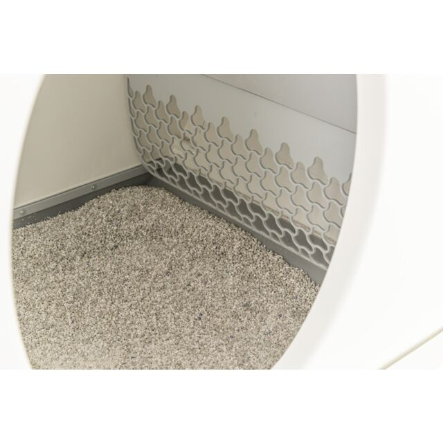 Litiera Cu Autocuratare Pentru Pisici 53 x 55.5 x 52 cm Alb 40040 [3]