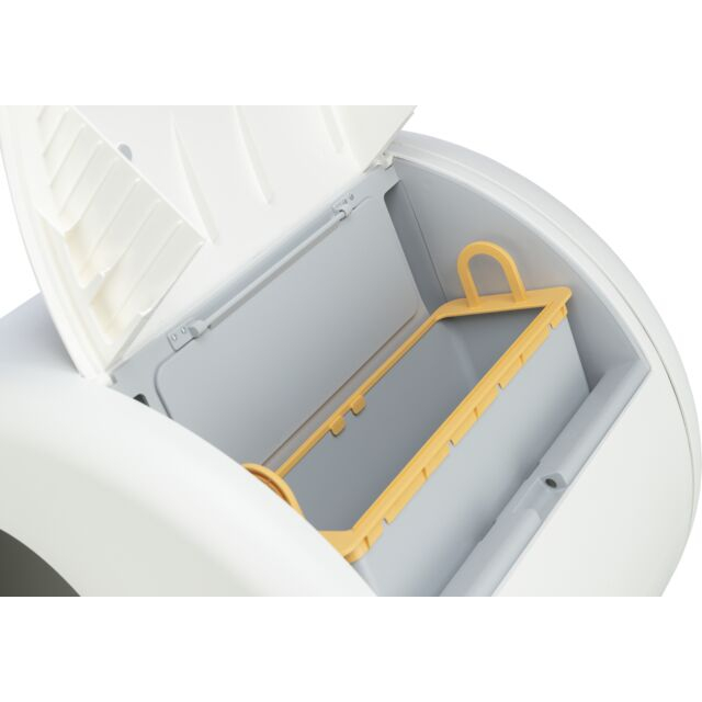 Litiera Cu Autocuratare Pentru Pisici 53 x 55.5 x 52 cm Alb 40040 [5]