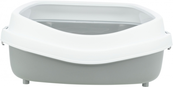 Litiera Primo XXL, Cu Rama, 56 x 25 x 71 cm, Gri/Alb, 40174 [2]
