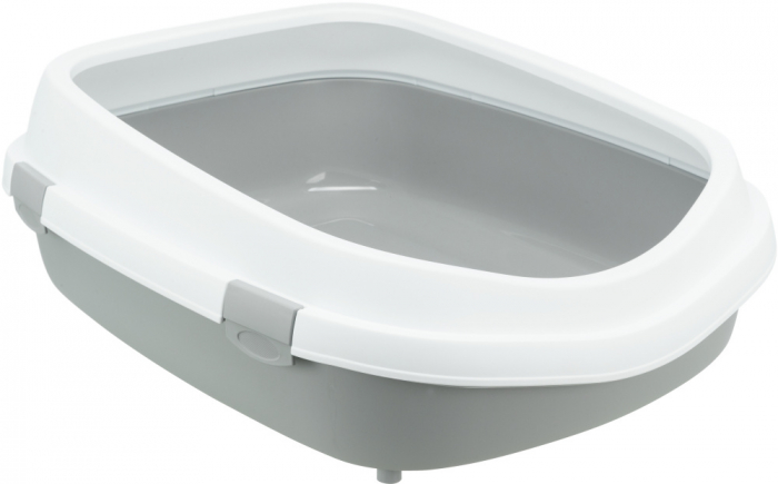 Litiera Primo XXL, Cu Rama, 56 x 25 x 71 cm, Gri/Alb, 40174 [1]