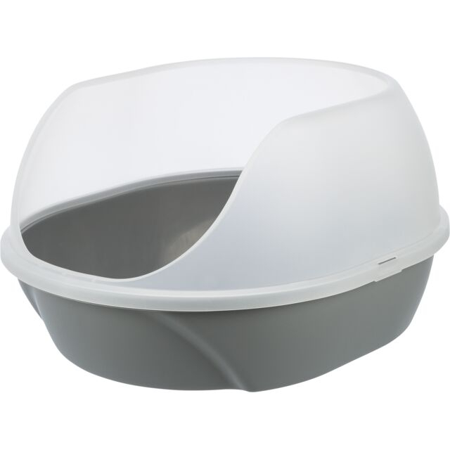 Litiera Simao, Cu Rama Inalta, 48 x 30 x 58 cm, Gri, 40220 [3]