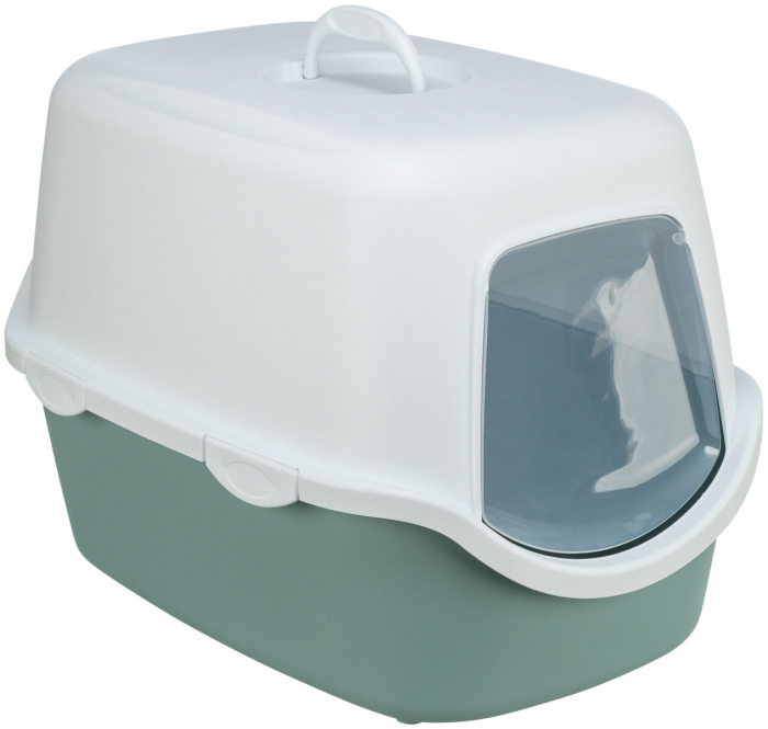 Litiera Vico, Cu Capac, 40x40x56 cm, Salvie/Alb, 402710 [1]
