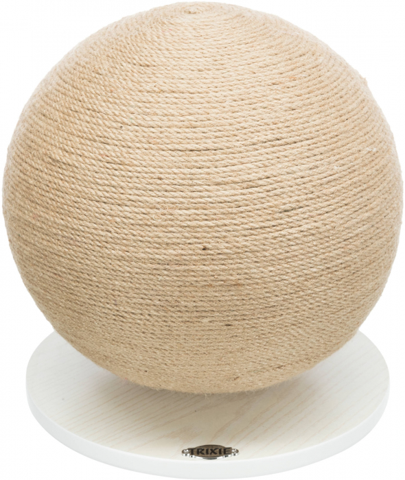 Minge Sisal De Zgariat Cu Baza De Lemn, 29x31 cm, 43721	 [4]