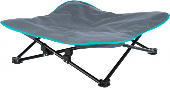 Pat Camping Pentru Caini, Maxim 15 kg, 69x20x69 cm, Gri, 28215	 [2]