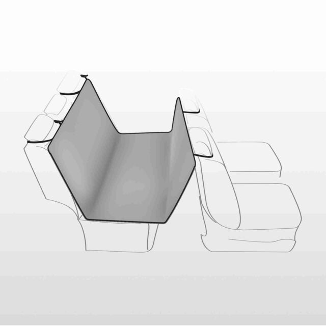 Husa Protectie Bancheta Auto, 1.45x1.60 m, Gri/Negru, 1313	 [3]