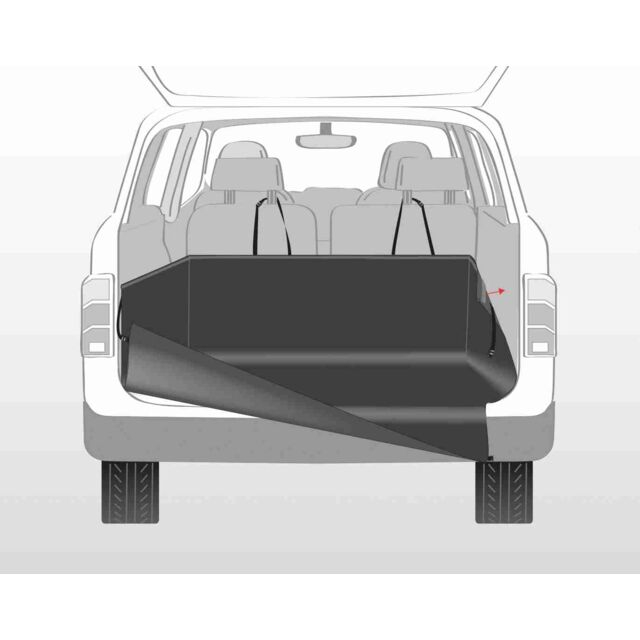 Husa Protectie Portbagaj Auto, 1.64x1.25 m, Negru, 1314	 [4]