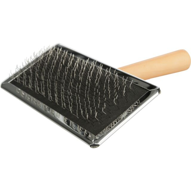 Perie Soft Cu Pieptene De Curatat, Maner Lemn, 11x14 cm, 2356 [2]