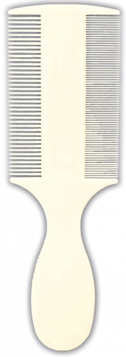 Pieptene Dublu Pentru Indepartare Purici/Praf, Cu Maner, 14 cm, 2400 [2]