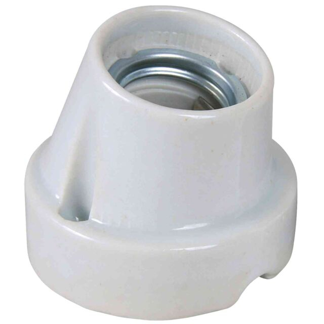 Adaptor Ceramic Pentru Bec, Pro, Inclinat, 160W, 76108	 [2]