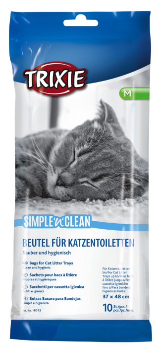 Pungi Igienice Simple'n'Clean, Pentru Litiera, M: pana la 37x48 cm, 10 buc, 4043 [4]