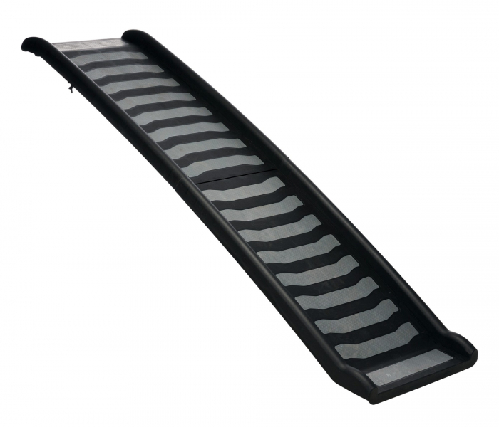 Rampa Pliabila, 2 Elemente, Plastic/TPR, 39x160 cm, Pana la 70 kg, Negru/Gri, 39477	 [2]