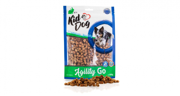 Recompense Pentru Caini, Agility Go, Mini Rulouri Cu Iepure, 250 g, A04816 [1]