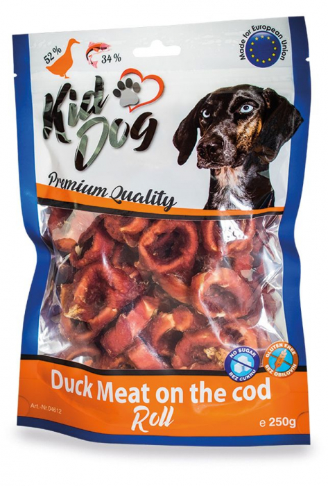 Recompense Pentru Caini, Carne De Rata Pe Rolou De Cod, 250 g, A04612 [2]