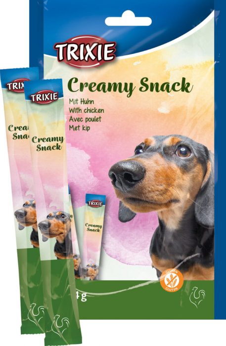 Recompense Pentru Caini, Creamy Snacks Cu Pui, 5x14 g, 31900 [4]