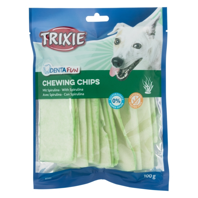 Recompense Pentru Caini, Denta Fun, Chips Cu Spirulina, 100 g 2682	 [2]