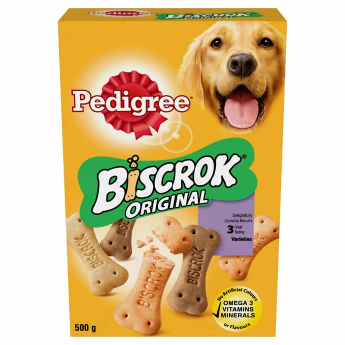 Recompense Pentru Caini Pedigree Biscrok Original, 500 g	 [2]