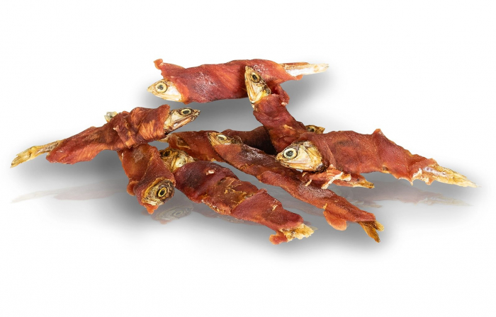 Recompense Pentru Caini, Pesti Inveliti Cu Carne De Rata, 250 g, A04660 [2]