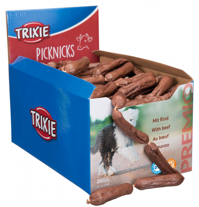 Recompense Pentru Caini, Premio Picknicks, Carnati Vita, 8 cm, 200 buc/set, 2748 [2]