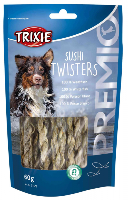 Recompense Pentru Caini, Premio, Sushi Twisters, 60 g, 31572	 [2]