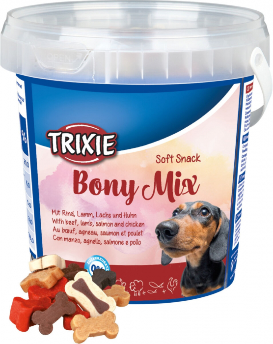 Recompense Pentru Caini, Soft Oase Mix Cu Vita/Miel/Somon/Pui, 500 g, 31496	 [2]
