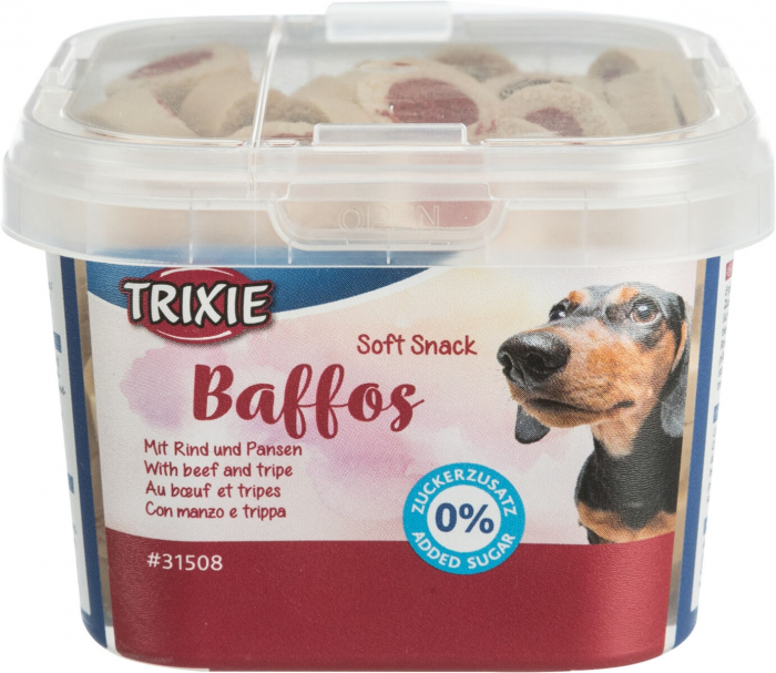 Recompense Pentru Caini, Soft Snack, Baffos Cu Vita, 140 g, 31508 [2]
