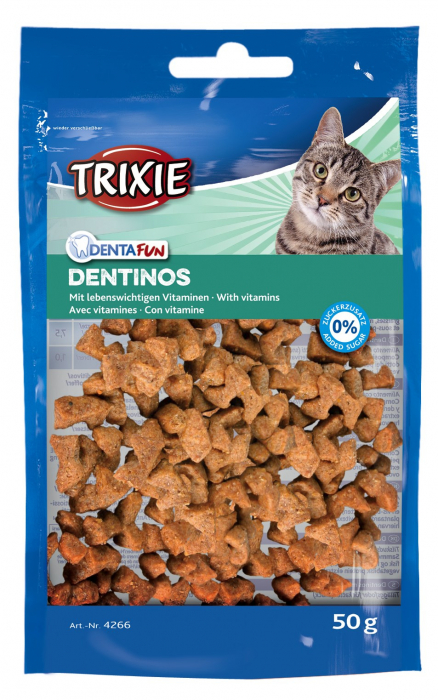 Recompense Pentru Pisici, Denta Fun, Dentinos Cu Vitamine, 50 g, 4266 [2]