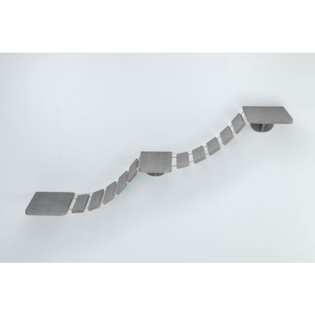 Scara De Alpinism Pentru Montare Pe Perete, 150x30 cm, Taupe, 49930	 [4]