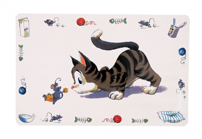 Servet Comical-Cat Pentru Castron, Pisici, Plastic, 44x28 cm, 24544 [2]